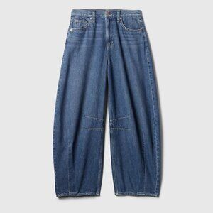 Gap Short High Rise Horseshoe/Barrel Jeans